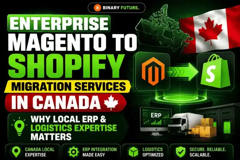 Enterprise Magento to Shopify Migration Services in Canada — Apps Integrations, B2B eCommerce, Checklists